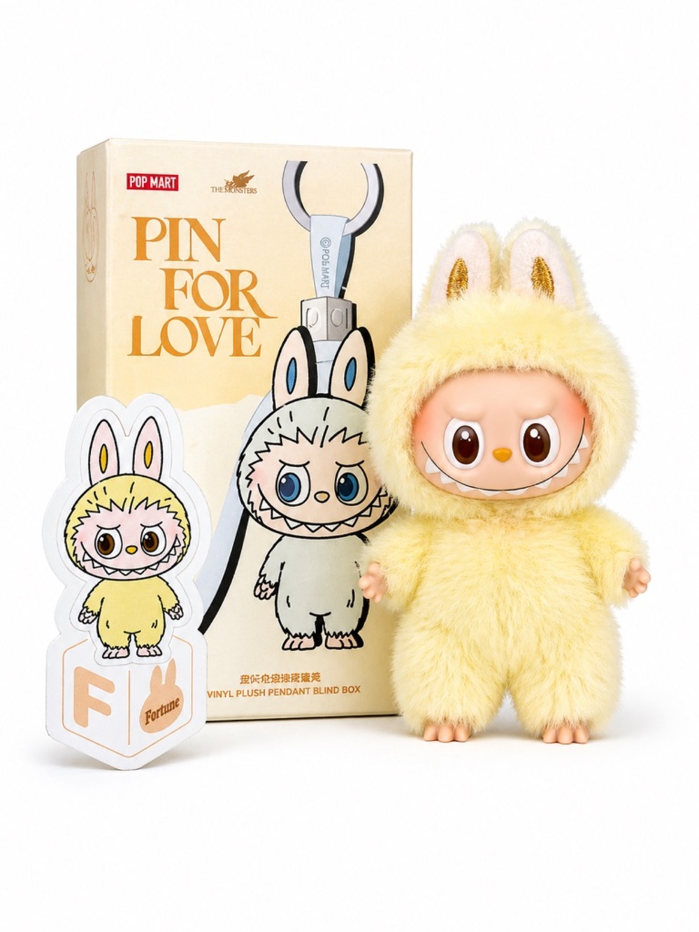 THE MONSTERS Pin for Love Series-Vinyl
Plush Pendant Blind Box - F